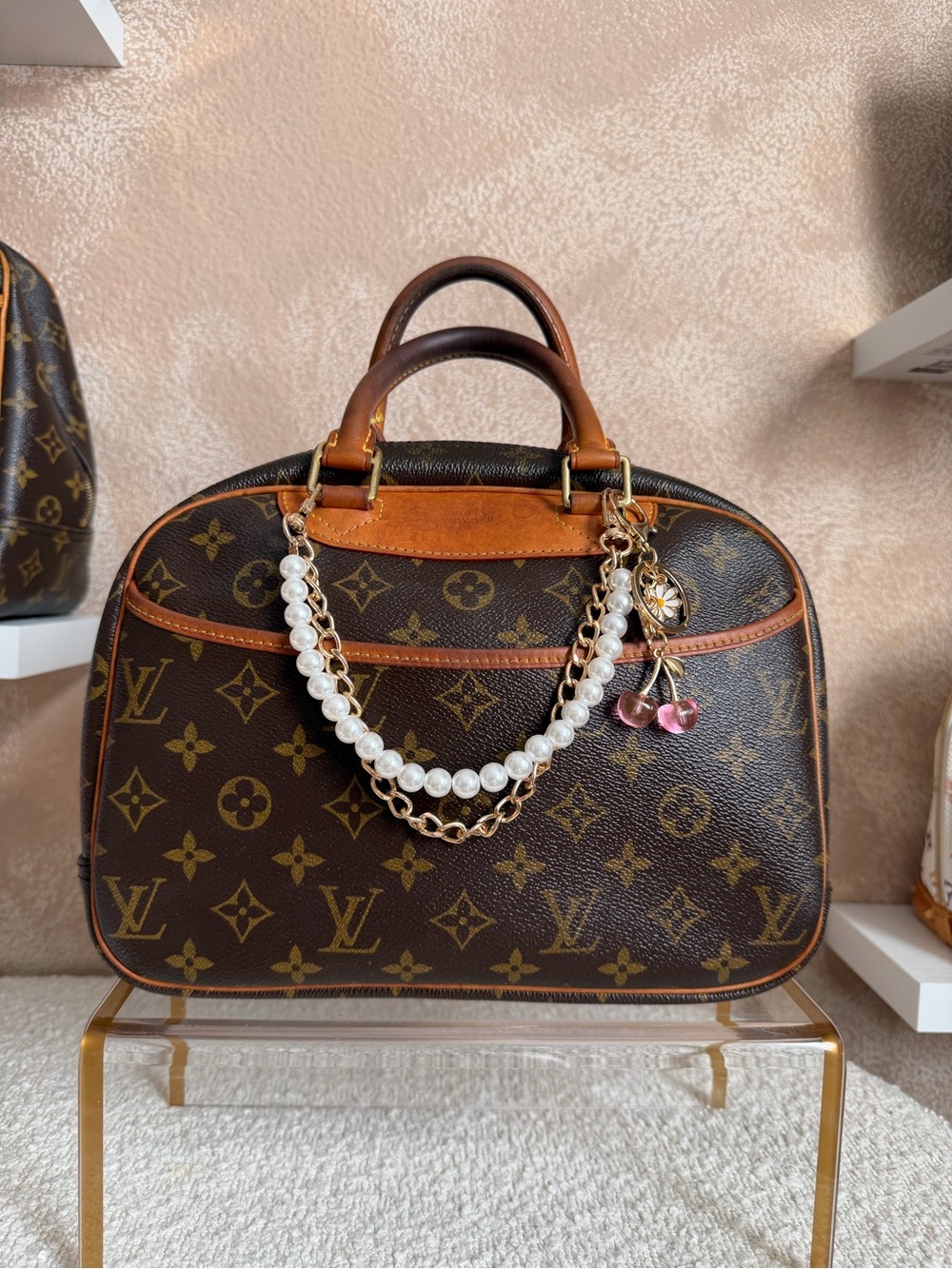 Louis Vuitton Brown Monogram Dome Satchel